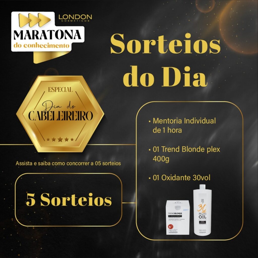Sorteio especial do Dia do Cabeleireiro na Maratona do Conhecimento