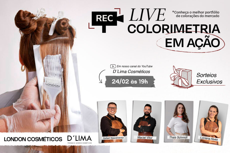 COLORIMETRIA EM AÇÃO – Live gratuita com especialistas!