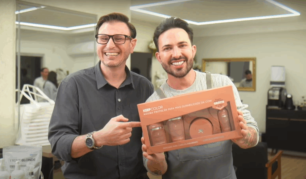 Sorteio do kit Keep Color home care na live da D'Lima Cosméticos