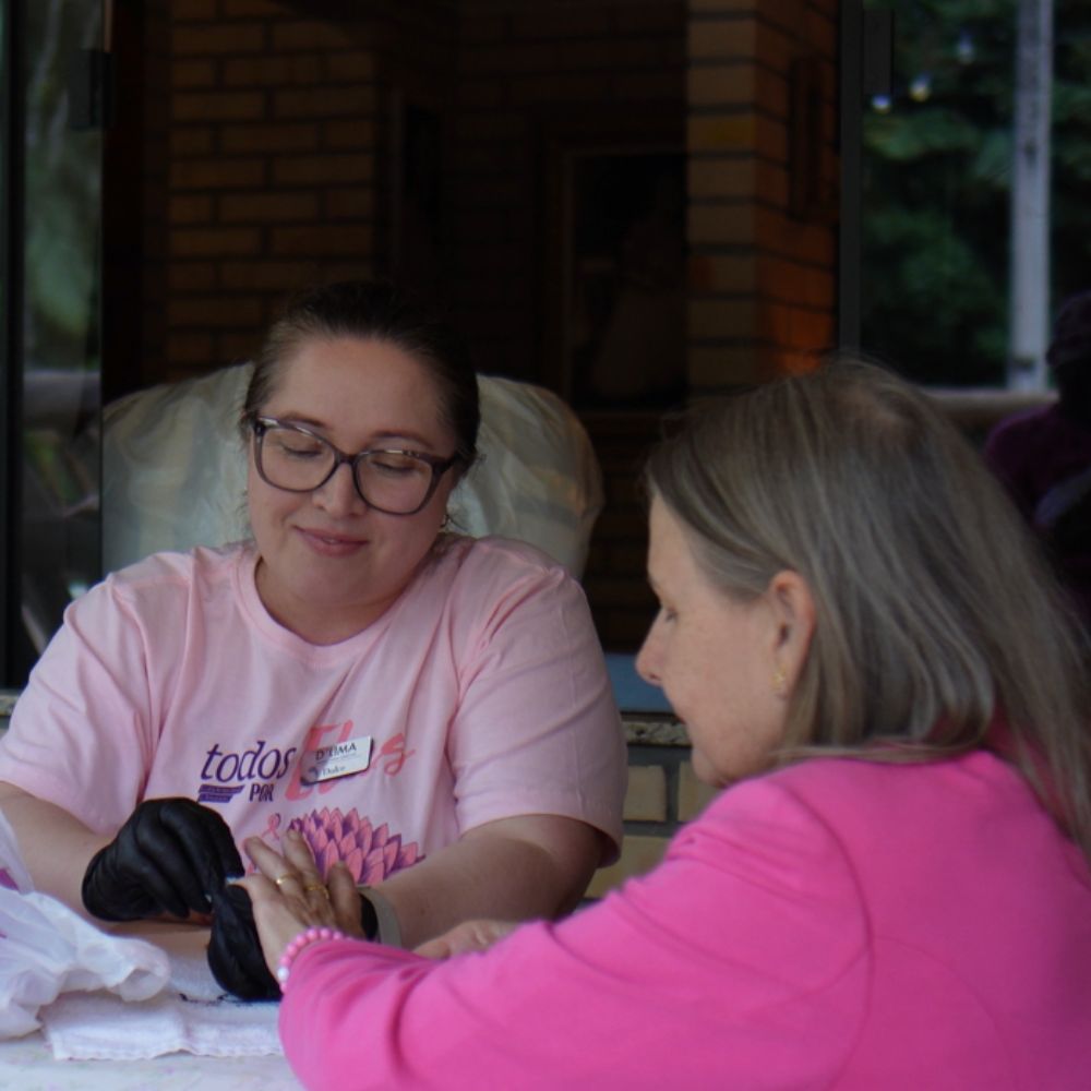 Campanha de Outubro Rosa Dlima Cosmeticos Todos por Elas